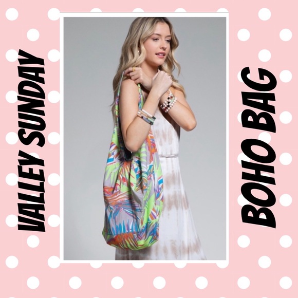 🇺🇸 Bohemian “ Valley Sunday “ Boho Bag - Picture 2 of 8